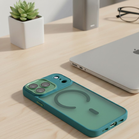 2x Folia ochronna do iPhone 17 Pro Max + MagSafe ETUI zielone TPU