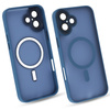 Folia do iPhone 16 PLUS ochronna + MagSafe ETUI niebieskie TPU