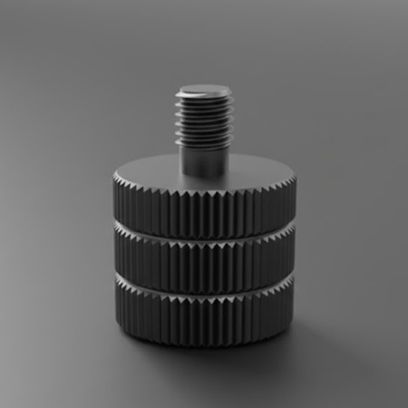 Adapter 1/4" żeński na M5 męski przejściówka aluminiowa do kamer statywów