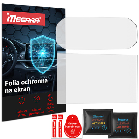 Folia do Dacia Duster 2024 na radio 10" + zegary - MATOWA