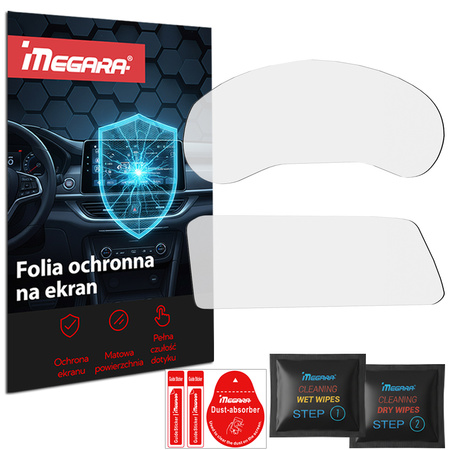 Folia do Mazda 3 2019 - 2024 na radio + zegary - MATOWA