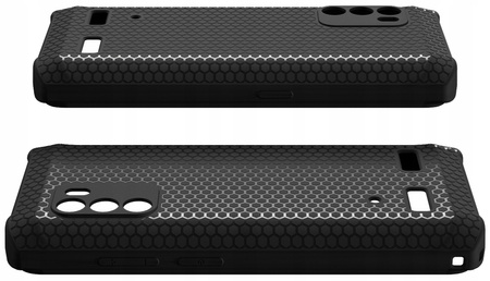 Etui do HAMMER IRON 4 - 5.45" silikonowe matowe z ochroną aparatu czarne