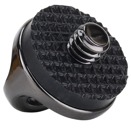 Uchwyt na Pasek 1/4" ŚRUBA Aparatu Gimbala 21 mm Stop Cynku Guma Czarny