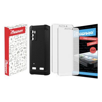 MATOWA Folia Ochronna do HAMMER IRON 4 - 5.45" + ETUI silikonowe TPU