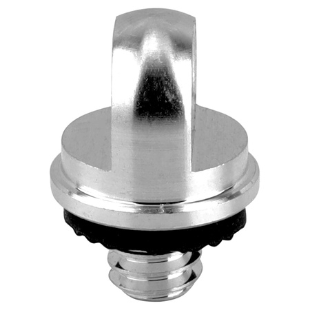 Śruba statywowa 1/4" z uszczelką uchem do paska smyczy linki aluminiowa