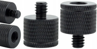 Adapter tuleja redukcja 1/4" na M8 statywowa czarna do statywu lampy 20 mm