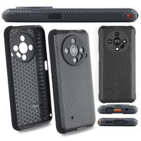 Etui do HAMMER IRON 6 - 6,56 silikonowe matowe z ochroną aparatu czarne TPU