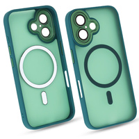 Etui do iPhone 16 zielony mat MagSafe case plecki pokrowiec ochrona