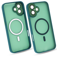 Etui do iPhone 16 PLUS zielony mat MagSafe case plecki pokrowiec ochrona