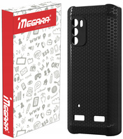 Etui do HAMMER IRON 4 - 5.45" silikonowe matowe z ochroną aparatu czarne